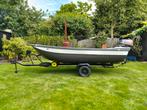 Toer / Vis boot met Mariner 4 pk en trailer, Watersport en Boten, Vis- en Consoleboten, Tot 10 pk, Ophalen of Verzenden, Zo goed als nieuw