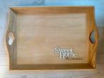 Nieuw Sweet Home houten dienblad, Ophalen of Verzenden, Nieuw, Rechthoekig, Hout