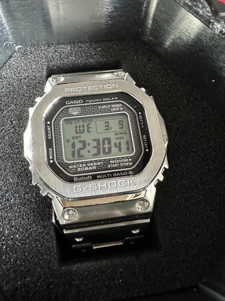 G Shock Casio GMW-B5000D-1ER, Sieraden, Tassen en Uiterlijk, Horloges | Heren, Nieuw, Polshorloge, Casio, Staal, Staal, Ophalen of Verzenden