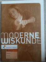 Moderne wiskunde 4 vmbo-gt, Ophalen of Verzenden, Zo goed als nieuw, VMBO, Nederlands