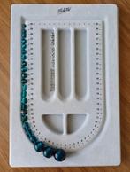 Losse glas kralen / Blauw Groen / rijglengte 30 cm, Ophalen of Verzenden, Nieuw, Kraal
