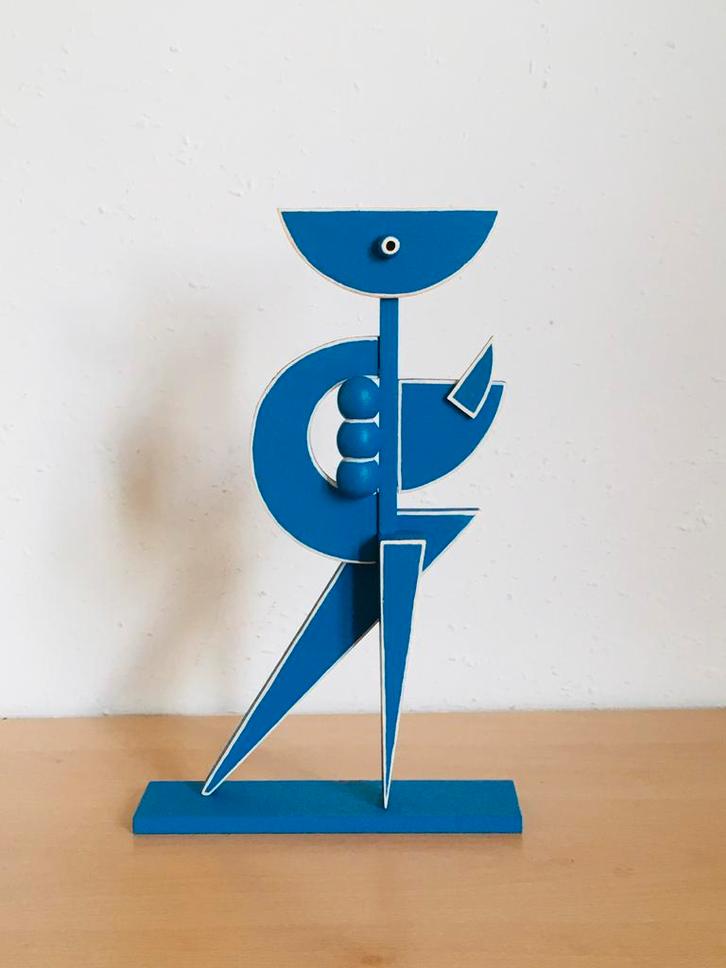 Houtsculptuur, Antiek en Kunst, Kunst | Beelden en Houtsnijwerken, Ophalen of Verzenden