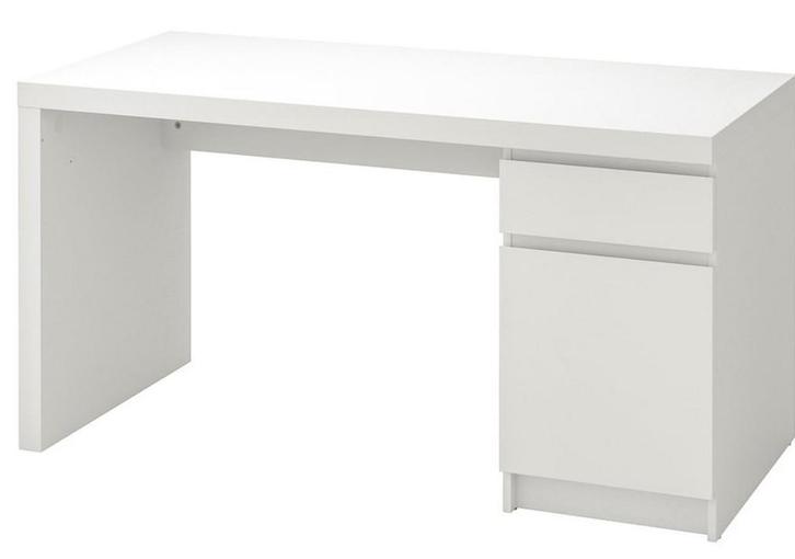 Ikea Malm Bureau Bruin, Huis en Inrichting, Bureaus, Gebruikt, Bureau, Ophalen