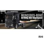 56342 1/14 RC Mer.Benz Actros 2 Giga zwart, Ophalen of Verzenden, Nieuw, Groter dan 1:32, Truck