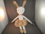 zeeman konijn ballerina wit katoen met gouden oren/rokje, Ophalen of Verzenden, Nieuw, Konijn