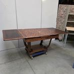 Engels koloniaal houten bureau / vintage buro afm 135x74 cm, Ophalen