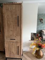 Wandkast mangokleur met staal, Huis en Inrichting, Kasten | Wandmeubels, Ophalen, Zo goed als nieuw, 25 tot 50 cm, Minder dan 100 cm