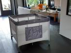 Inklapbare babybox met verstelbare bodem, Ophalen, Zo goed als nieuw, Vierkant, In hoogte verstelbaar