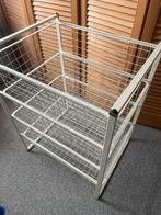 Stalen opbergrekje Ikea 4 laden, Ophalen of Verzenden, Gebruikt