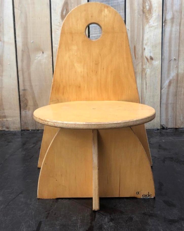 Ado Apollo Vintage Kinderstoel, Huis en Inrichting, Stoelen, Gebruikt, Eén, Hout, Overige kleuren, Ophalen