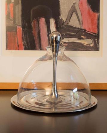 Flow bonbonnière rvs/glas | Gijs Bakker | Keltum | design beschikbaar voor biedingen
