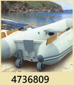 4736809 Opklapbare kunststof strandwielen max 100 kg € 75,95, Watersport en Boten, Ophalen of Verzenden, Nieuw, Overige typen