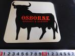 sticker OSBORNE Brandy & Sherry  logo, Ophalen, Zo goed als nieuw, Bedrijf of Vereniging
