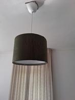 2 stuks mooie velvet groene hanglampen / kappen, Ophalen, Zo goed als nieuw, Minder dan 50 cm