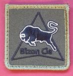 Borstembleem Bizon Cie., Verzenden, Overige soorten, Overige gebieden, Embleem of Badge