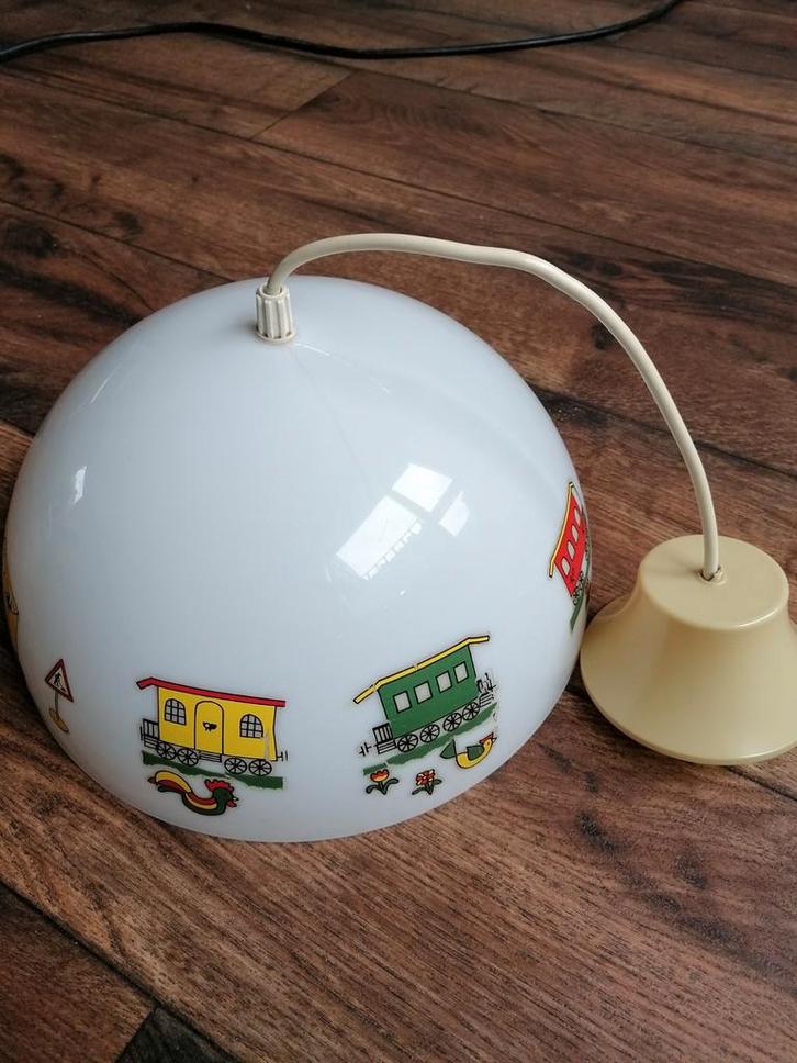 Vintage Oude Herda Lamp Kinderkamer 30 cm. Jaren 60 70 80, Huis en Inrichting, Lampen | Plafondlampen, Gebruikt, Ophalen of Verzenden