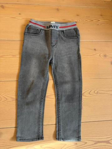 Nieuw! Levi’s 7 zwart grijs spijkerbroekje maat 98 stretch beschikbaar voor biedingen