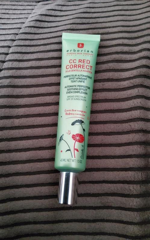 Erborian CC Red Correct 45ml, Sieraden, Tassen en Uiterlijk, Uiterlijk | Gezichtsverzorging, Nieuw, Camouflage, Gehele gezicht