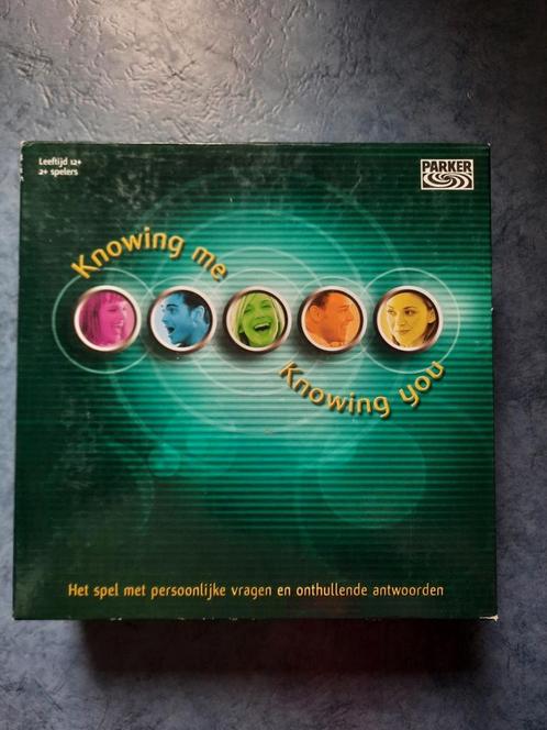 Leuk spel Knowing me Knowing you, Hobby en Vrije tijd, Gezelschapsspellen | Bordspellen, Zo goed als nieuw, Een of twee spelers