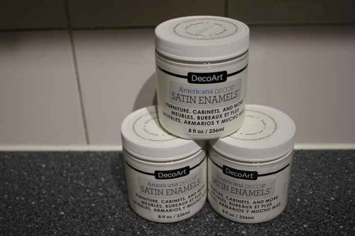 satin enamels van decoart acrylverf en elegant finish, Hobby en Vrije tijd, Schilderen, Nieuw, Acrylverf, Ophalen of Verzenden