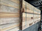 Hardhout-Timborana–planken–terrasdelen-schutting-dekdelen, Ophalen, Planken, Zo goed als nieuw, Hardhout