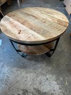 Salontafel Rond Mango NIEUW - 65 CM Diameter, Huis en Inrichting, Tafels | Salontafels, 50 tot 100 cm, Rond, Nieuw, Metaal