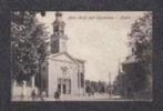 Assen Drenthe Herv. Kerk met Torenlaan Fietser., Ophalen of Verzenden, Voor 1920, Ongelopen, Drenthe