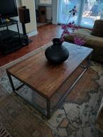 Salontafel industrieel, Ophalen, Gebruikt, 100 tot 150 cm, Teakhout