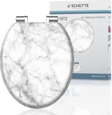 SCHÜTTE WC-Bril 80194 MARMOR STONE - MDF-Hout beschikbaar voor biedingen