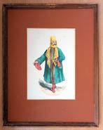 Lithografie Ottomaanse man Osmaanse klederdracht A67-1, Ophalen of Verzenden
