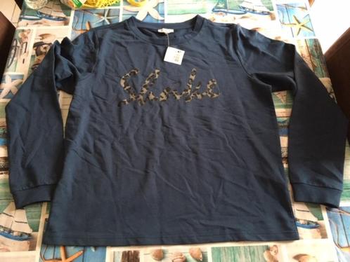 Nieuwe donkerblauwe trui met tekst - maat XL, Kleding | Dames, Truien en Vesten, Nieuw, Maat 46/48 (XL) of groter, Blauw, Ophalen of Verzenden