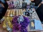 Kerstversiering paars zilver goud partij kerstdecoratie, Diversen, Kerst, Ophalen, Gebruikt
