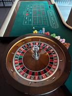 Roulettetafel+wiel casino, Ophalen, Zo goed als nieuw