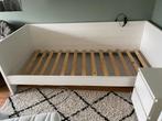 Wit Eenpersoonsbed, Ophalen, Gebruikt, 90 cm, Eenpersoons