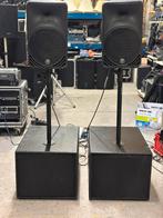 HK elias/ mackie actieve geluidset kompleet, Ophalen, Gebruikt, Overige typen, 120 watt of meer