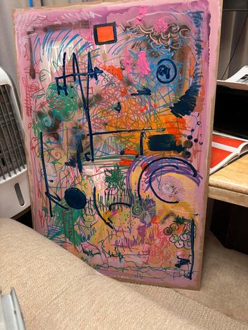 Abstract Schilderij beschikbaar voor biedingen