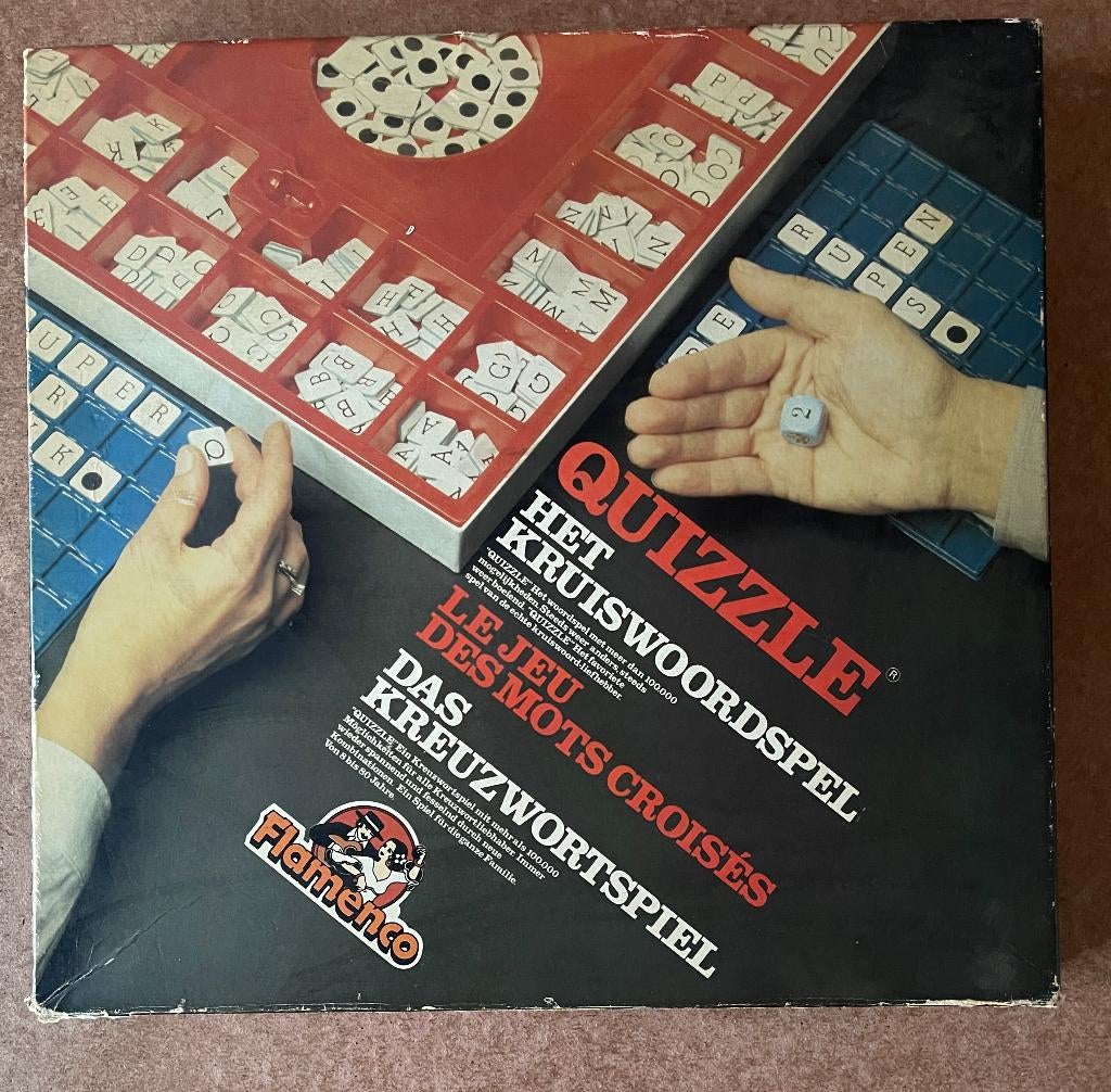 Quizzle, het kruiswoordspel, Een of twee spelers, Ophalen, Gebruikt, Flamenco