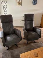 Relaxfauteuils, Huis en Inrichting, Ophalen, Minder dan 75 cm, Leer, Zo goed als nieuw