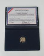 Danbury Mint limited edition inaugural medal jimmy carter, Goud, Ophalen of Verzenden, Losse munt