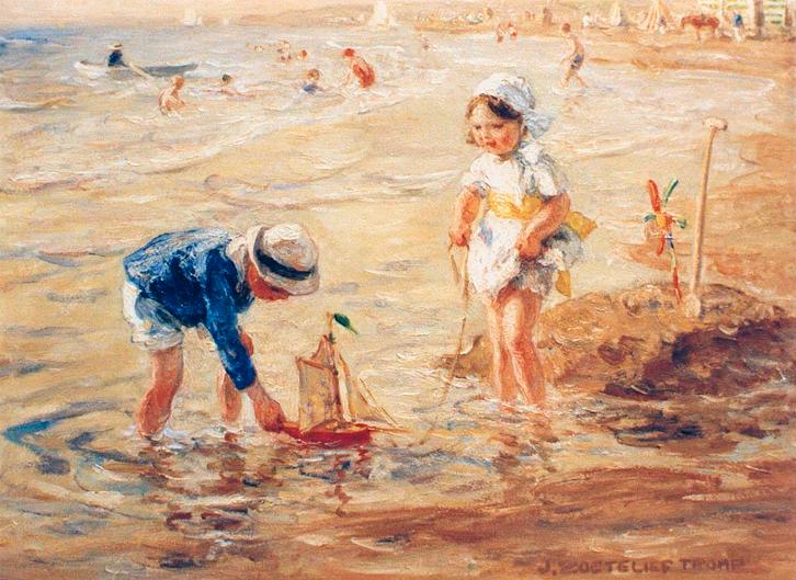 Jan Zoetelief Tromp schilderij gezocht, Antiek en Kunst, Kunst | Schilderijen | Klassiek, Verzenden