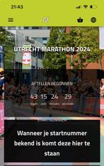 Startbewijs Marathon Utrecht, Tickets en Kaartjes