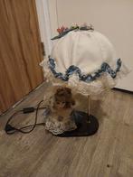 Porseleinen pop lamp, Huis en Inrichting, Ophalen, Gebruikt