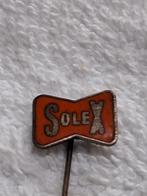 SOLEX :  Emaille , vintage speldje, Verzenden, Gebruikt