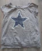 Grijs shirt met ster opdruk, maat 40/42, Maat 38/40 (M), Bonprix, Ophalen of Verzenden, Zo goed als nieuw