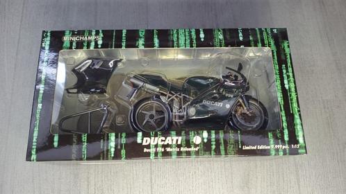Minichamp Ducati The Matrix 1:12, Hobby en Vrije tijd, Modelauto's | 1:5 tot 1:12, Zo goed als nieuw, Motor, 1:9 t/m 1:12, Ophalen of Verzenden