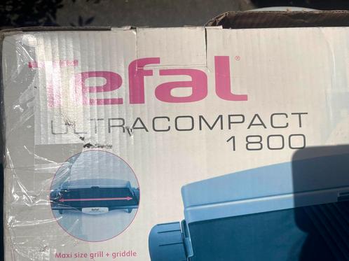 Tefal G3800 Grill UltraCompact 1800, Witgoed en Apparatuur, Grillplaten, Zo goed als nieuw, Ophalen of Verzenden
