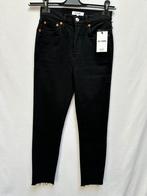Redone re/done jeans 25 zwart € 290 spijkerbroek, Ophalen of Verzenden, Zo goed als nieuw, Zwart, W27 (confectie 34) of kleiner