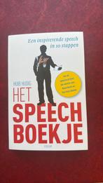 Huib Hudig - Het speechboekje, Ophalen of Verzenden, Zo goed als nieuw, Huib Hudig