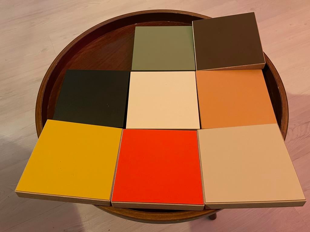 Tylko stalen set diverse kleuren, Minder dan 50 cm, Gebruikt, Wit, Vierkant