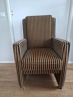 Zwart / Goud Velours Eetkamerstoelen 4 stuks, Huis en Inrichting, Stoelen, Ophalen, Zwart, Zo goed als nieuw, Vier